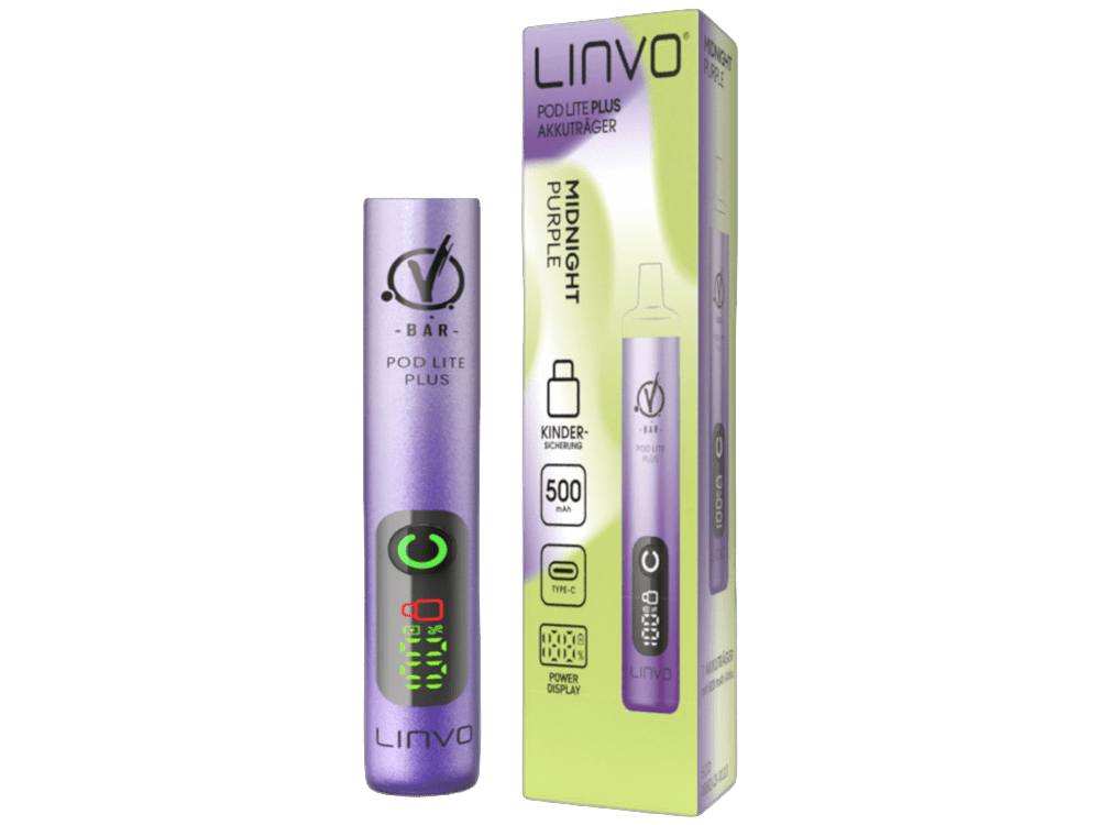 Linvo - Pod Lite Plus - 500mAh Akku (für Prefilled Pods) - lila 1er Packung - Vapes4you