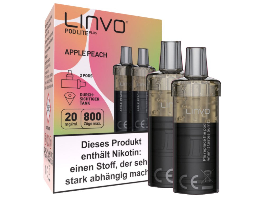 Linvo - Pod Lite Plus - 2ml Prefilled Cartridge (2 Stück)