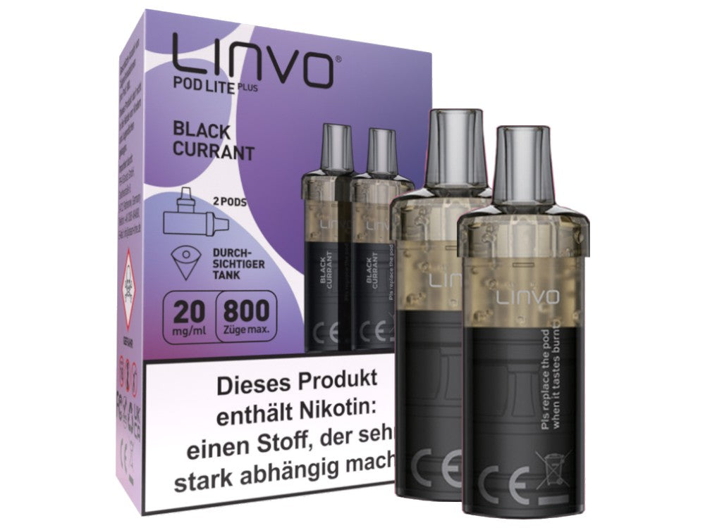 Linvo - Pod Lite Plus - 2ml Prefilled Cartridge (2 Stück)