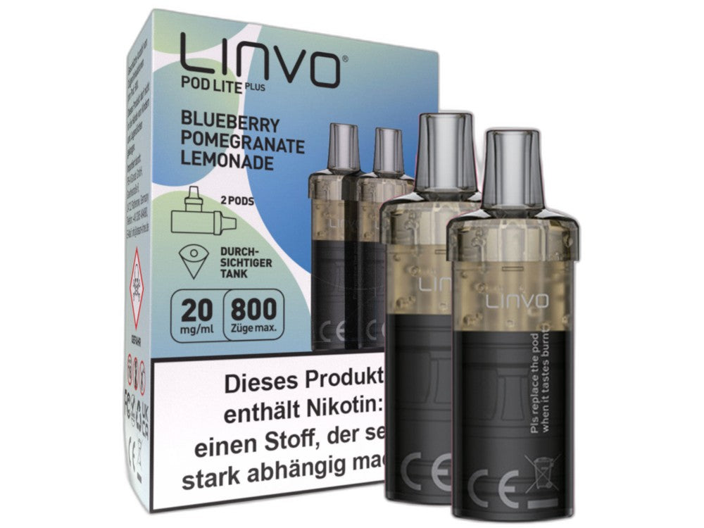 Linvo - Pod Lite Plus - 2ml Prefilled Cartridge (2 Stück)