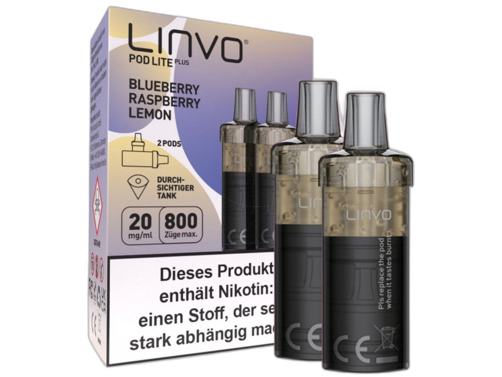 Linvo - Pod Lite Plus - 2ml Prefilled Cartridge (2 Stück)