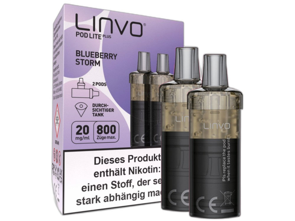 Linvo - Pod Lite Plus - 2ml Prefilled Cartridge (2 Stück)