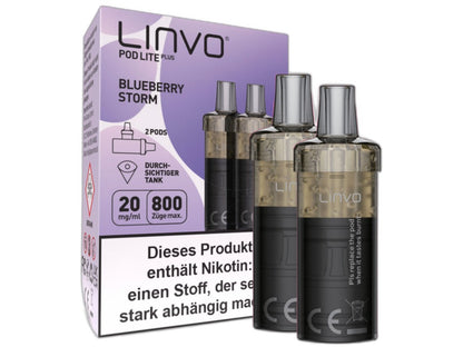Linvo - Pod Lite Plus - 2ml Prefilled Cartridge (2 Stück)