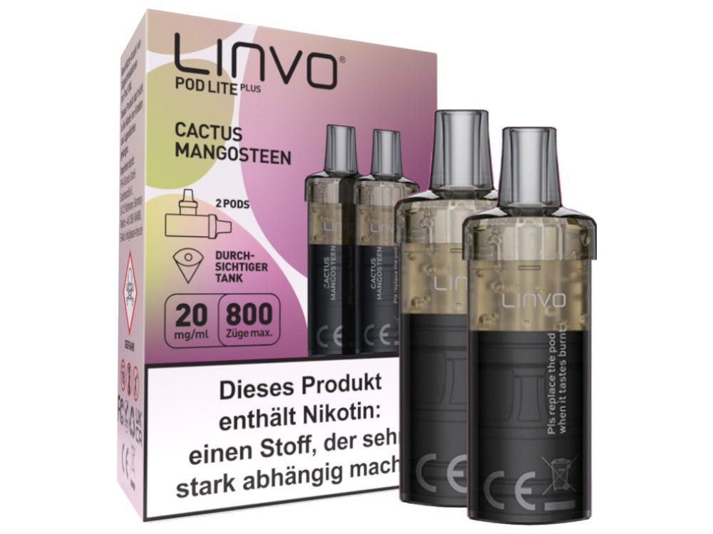 Linvo - Pod Lite Plus - 2ml Prefilled Cartridge (2 Stück)