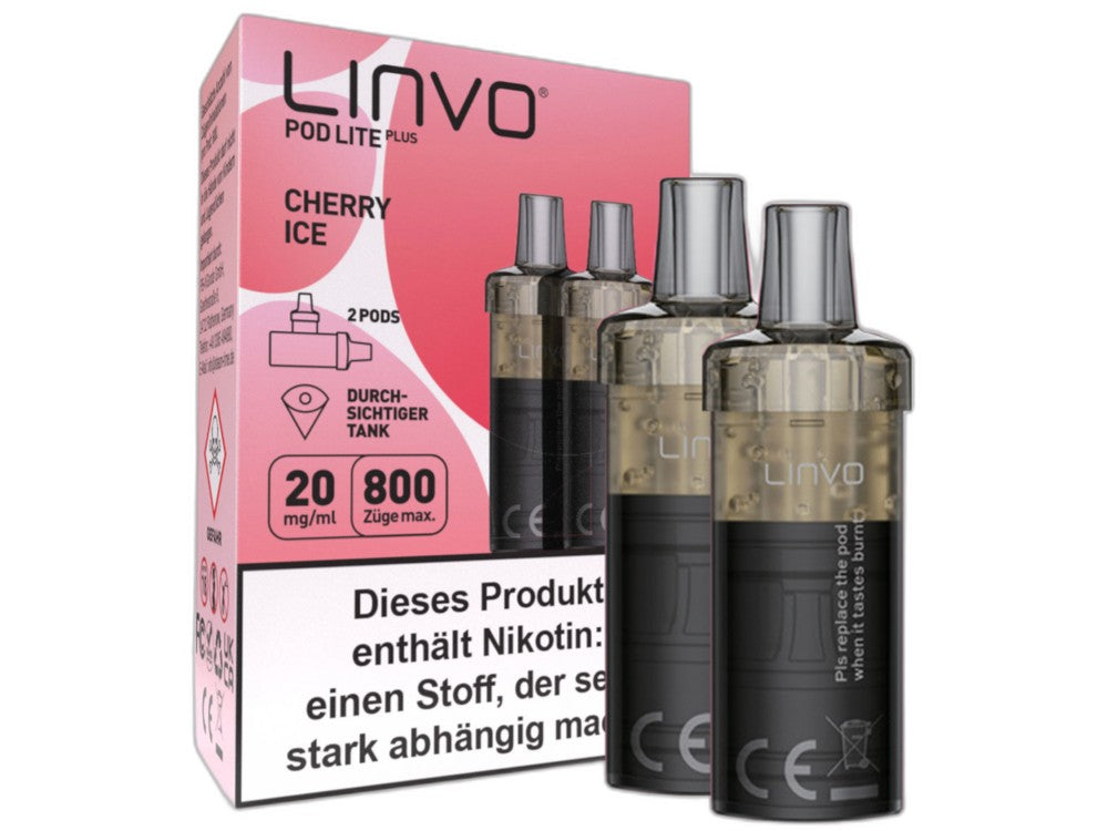 Linvo - Pod Lite Plus - 2ml Prefilled Cartridge (2 Stück)