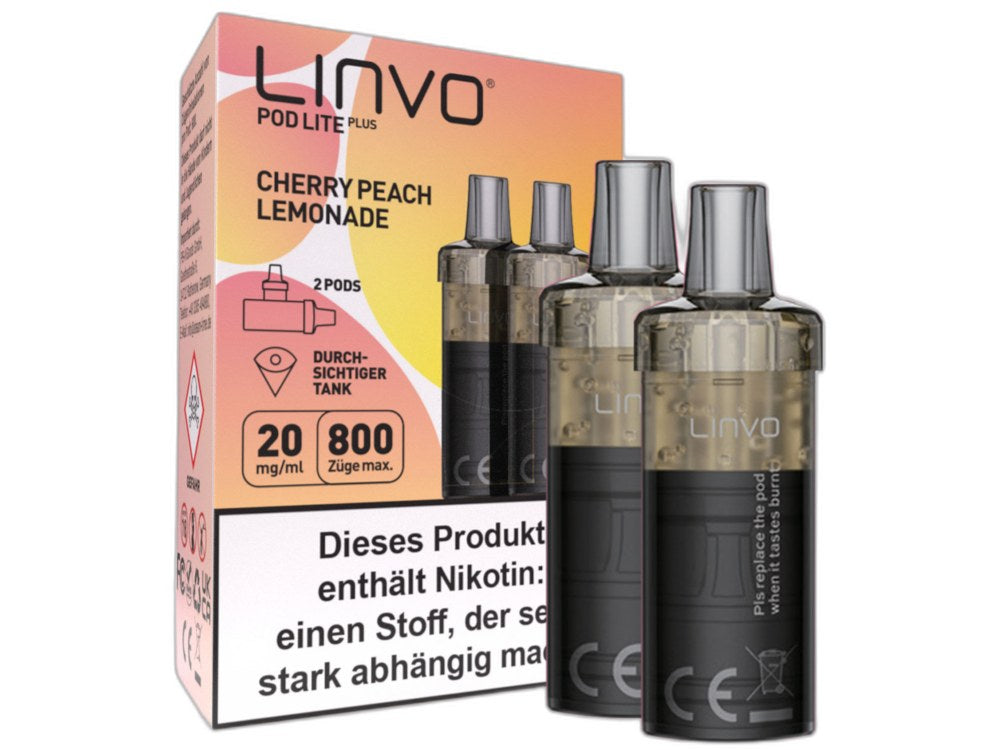 Linvo - Pod Lite Plus - 2ml Prefilled Cartridge (2 Stück)