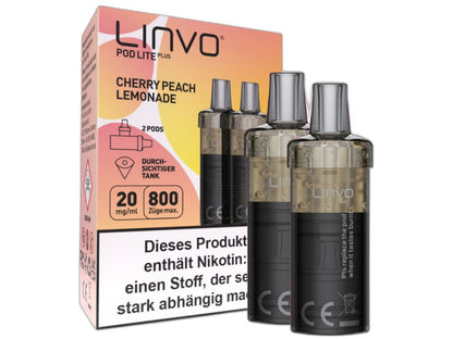 Linvo - Pod Lite Plus - 2ml Prefilled Cartridge (2 Stück)