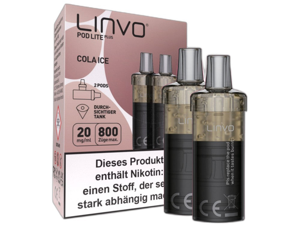 Linvo - Pod Lite Plus - 2ml Prefilled Cartridge (2 Stück)
