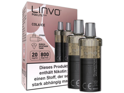 Linvo - Pod Lite Plus - 2ml Prefilled Cartridge (2 Stück)
