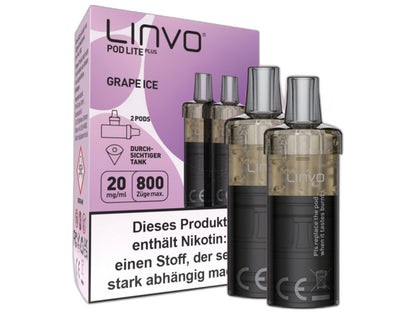 Linvo - Pod Lite Plus - 2ml Prefilled Cartridge (2 Stück)
