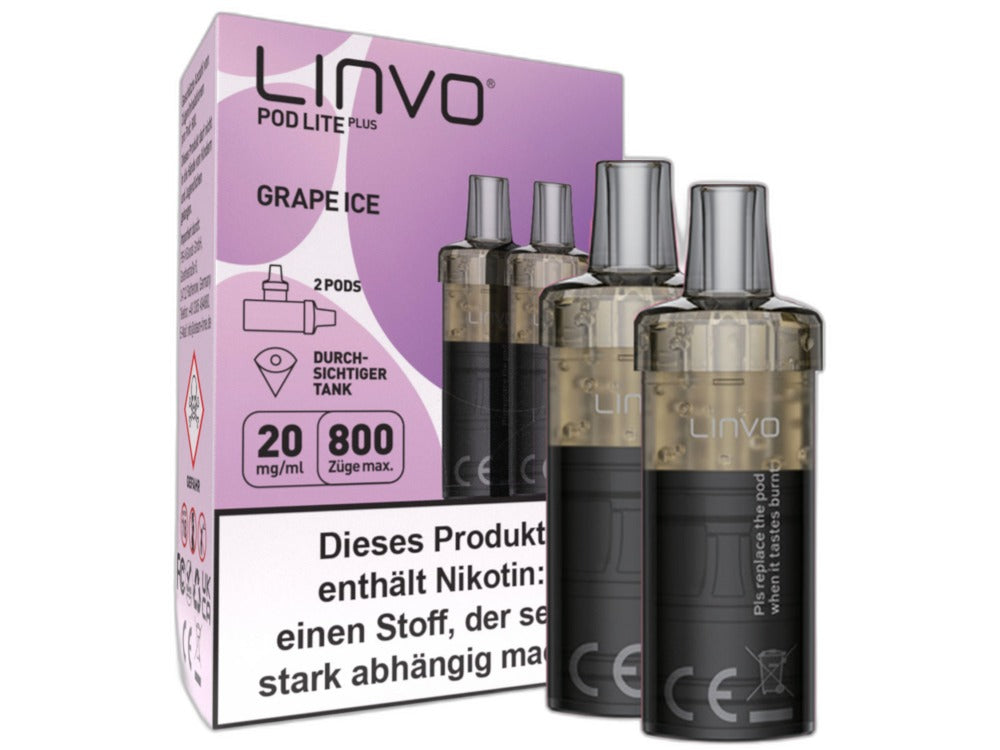 Linvo - Pod Lite Plus - 2ml Prefilled Cartridge (2 Stück)