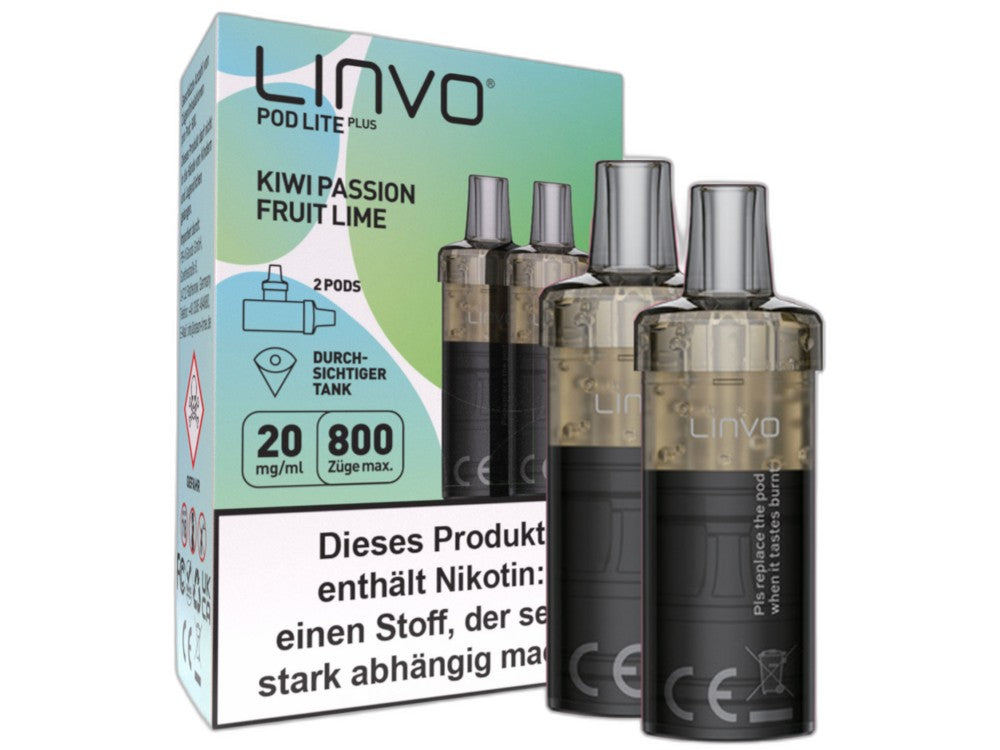 Linvo - Pod Lite Plus - 2ml Prefilled Cartridge (2 Stück)
