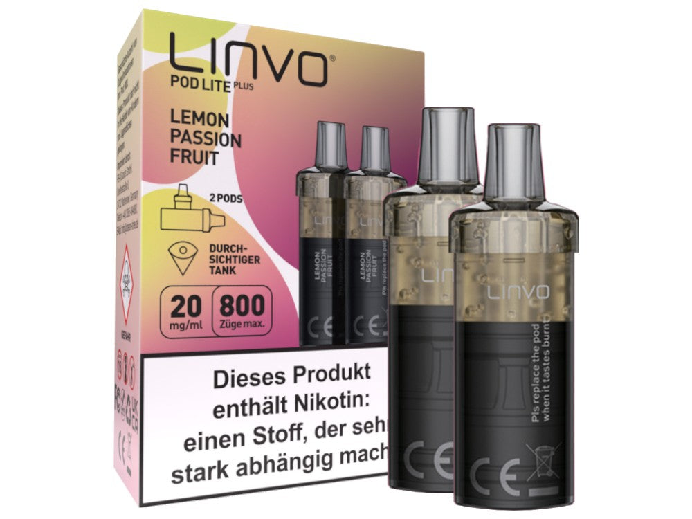 Linvo - Pod Lite Plus - 2ml Prefilled Cartridge (2 Stück)
