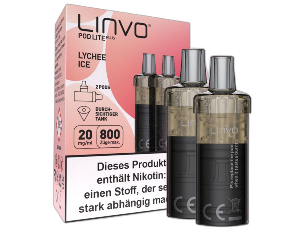 Linvo - Pod Lite Plus - 2ml Prefilled Cartridge (2 Stück)