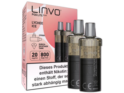 Linvo - Pod Lite Plus - 2ml Prefilled Cartridge (2 Stück)