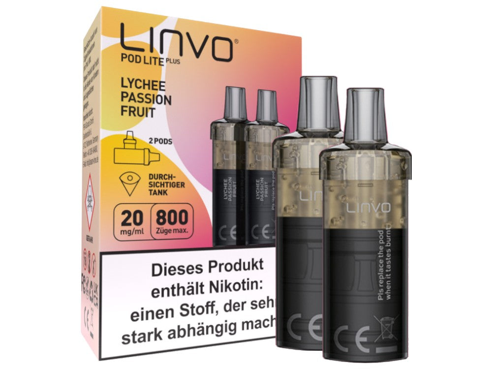 Linvo - Pod Lite Plus - 2ml Prefilled Cartridge (2 Stück)