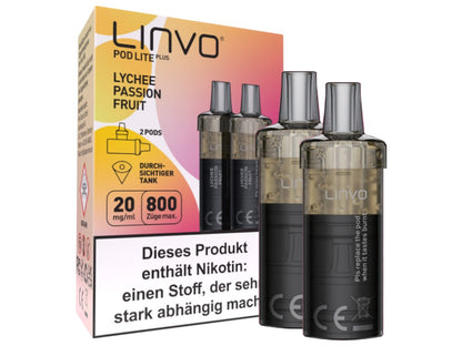 Linvo - Pod Lite Plus - 2ml Prefilled Cartridge (2 Stück)