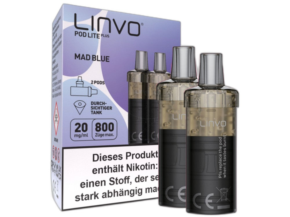 Linvo - Pod Lite Plus - 2ml Prefilled Cartridge (2 Stück)