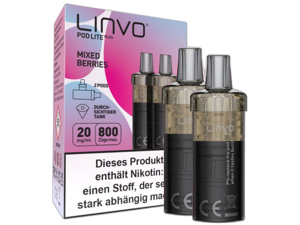 Linvo - Pod Lite Plus - 2ml Prefilled Cartridge (2 Stück)