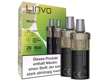 Linvo - Pod Lite Plus - 2ml Prefilled Cartridge (2 Stück)