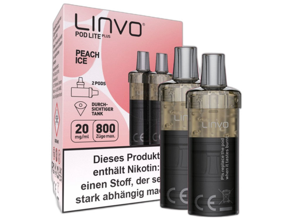 Linvo - Pod Lite Plus - 2ml Prefilled Cartridge (2 Stück)
