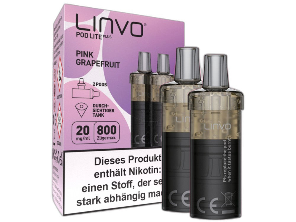 Linvo - Pod Lite Plus - 2ml Prefilled Cartridge (2 Stück)
