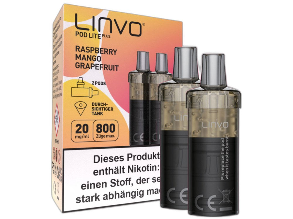 Linvo - Pod Lite Plus - 2ml Prefilled Cartridge (2 Stück)