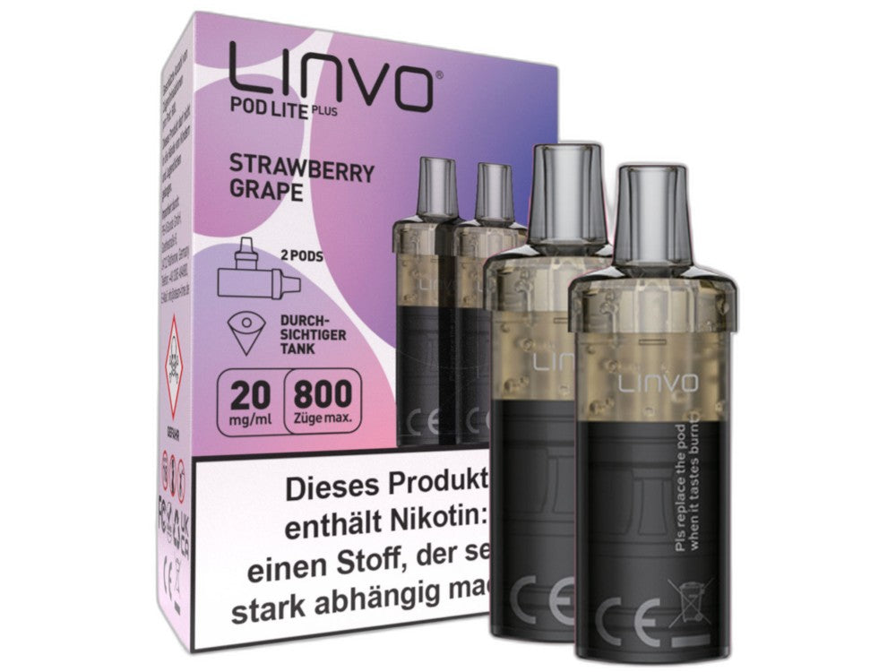 Linvo - Pod Lite Plus - 2ml Prefilled Cartridge (2 Stück)