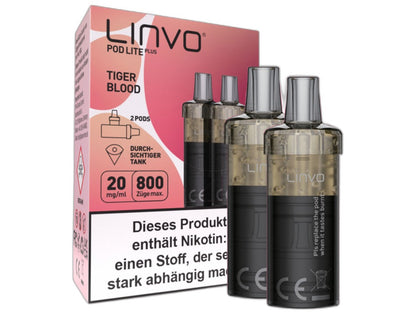 Linvo - Pod Lite Plus - 2ml Prefilled Cartridge (2 Stück)