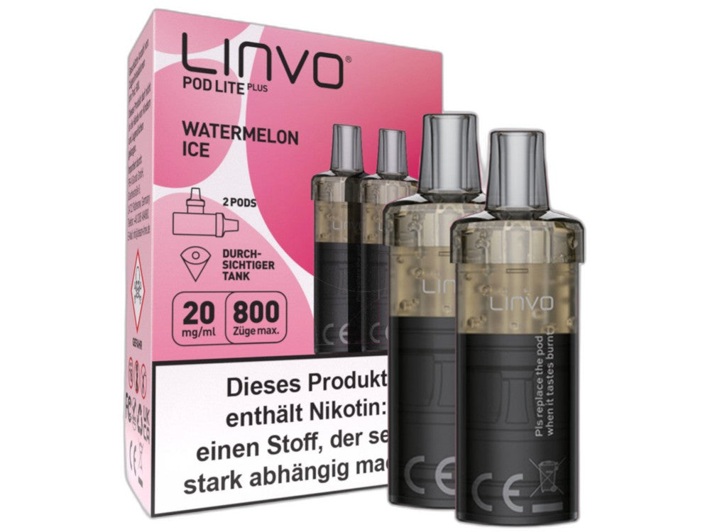 Linvo - Pod Lite Plus - 2ml Prefilled Cartridge (2 Stück)