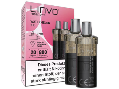 Linvo - Pod Lite Plus - 2ml Prefilled Cartridge (2 Stück)