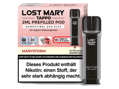 Lost Mary - Tappo - 2ml Prefilled Pods (2 Stück) - Marystorm 1er Packung 20 mg/ml - Vapes4you