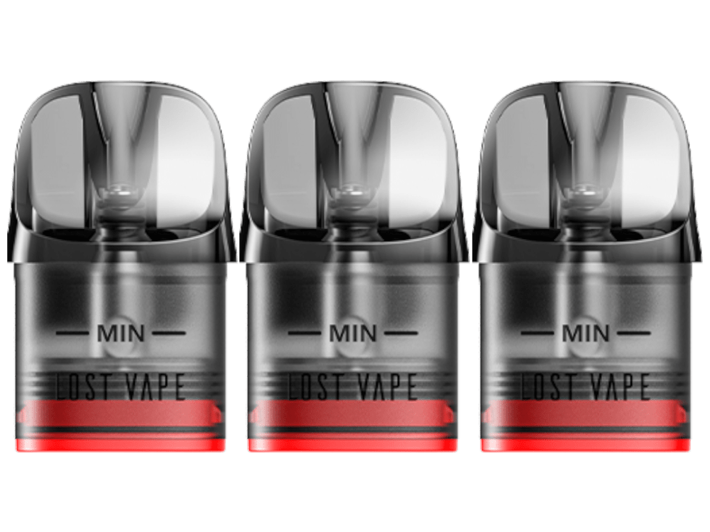 Lost Vape - E Plus - 3ml Dual Mesh Pods mit Head (3 Stück) - 1er Packung 0,45 Ohm - Vapes4you