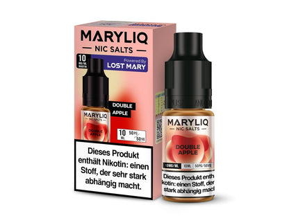 MARYLIQ - Double Apple - 10ml Fertigliquid (Nikotinsalz) - Double Apple 1er Packung 10 mg/ml - Vapes4you