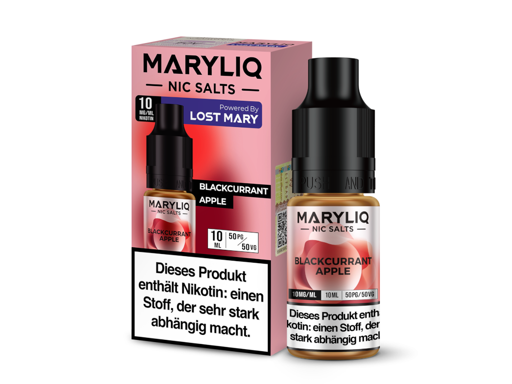 MARYLIQ - Blackcurrant Apple - 10ml Fertigliquid (Nikotinsalz)