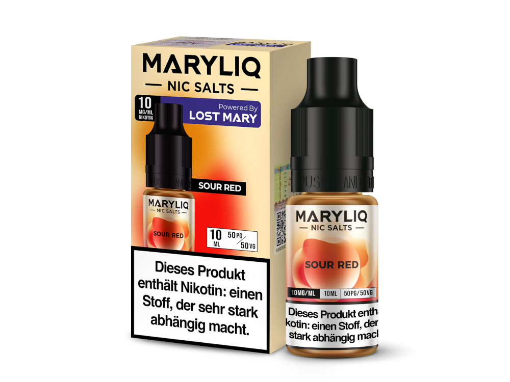 MARYLIQ - Sour Red - 10ml Fertigliquid (Nikotinsalz)