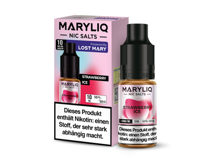 MARYLIQ - Strawberry Ice - 10ml Fertigliquid (Nikotinsalz)