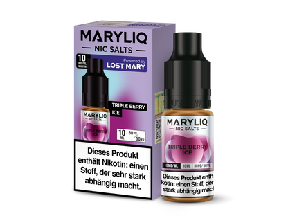 MARYLIQ - Triple Berry Ice - 10ml Fertigliquid (Nikotinsalz)