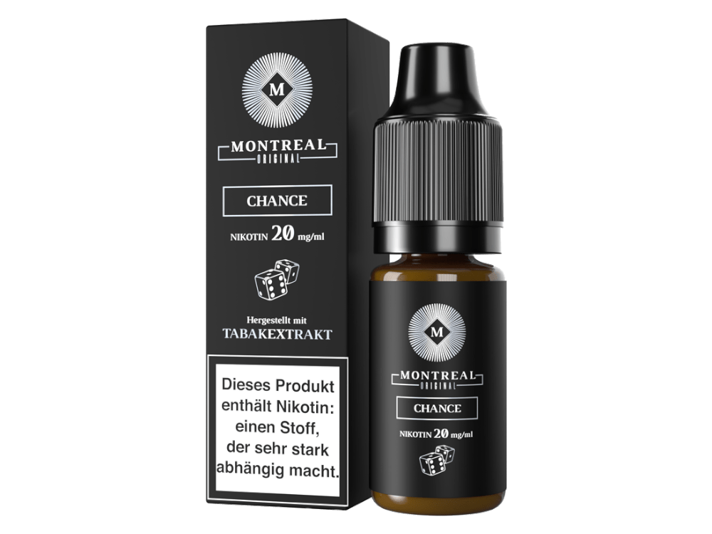Montreal Original - Chance - 10ml Fertigliquid (Nikotinsalz) - Chance 1er Packung 20 mg/ml - Vapes4you