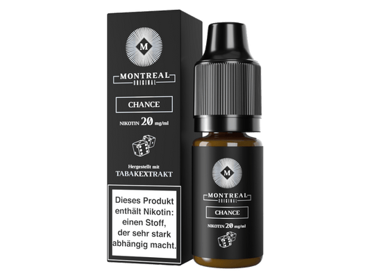 Montreal Original - Chance - 10ml Fertigliquid (Nikotinsalz) - Chance 1er Packung 20 mg/ml - Vapes4you