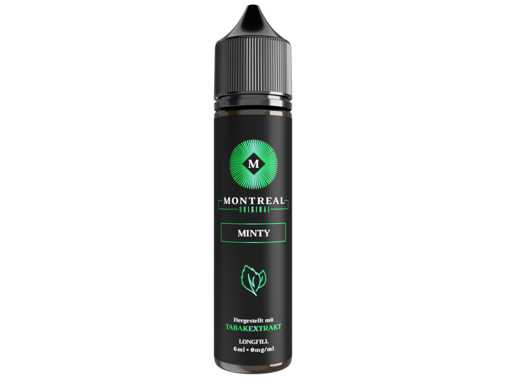 Montreal Original - Minty - 6ml Longfill Aroma (60ml Flasche)