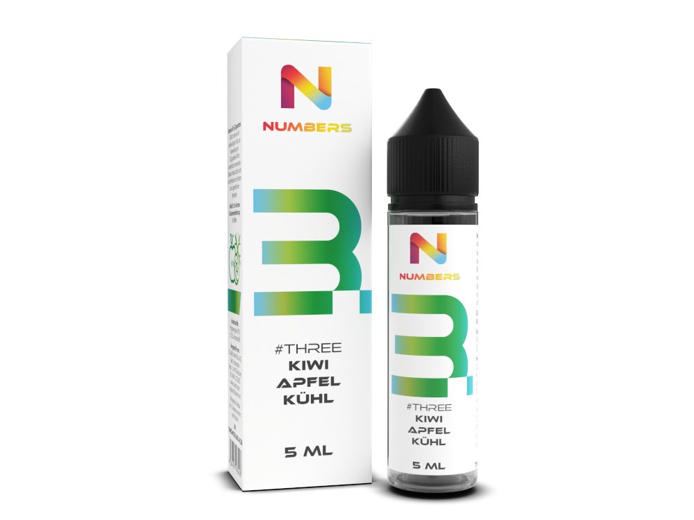 Numbers - #Three - Longfill Aroma 5ml (60ml Flasche) - #Three 1er Packung - Vapes4you