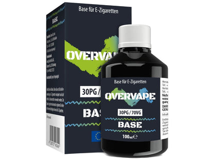 Overvape - Base - 100ml (50PG/50VG oder 30PG/70VG) - 30PG / 70VG 1er Packung - Vapes4you