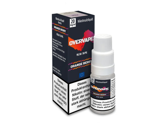 Overvape - Orange Berry - 10ml Fertigliquid (Nikotinsalz) - Orange Berry 1er Packung 20 mg/ml - Vapes4you