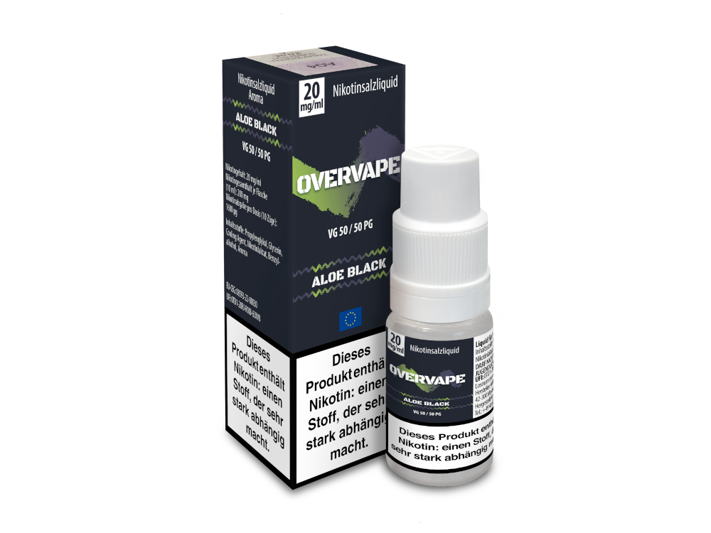 Overvape - Aloe Black - 10ml Fertigliquid (Nikotinsalz)