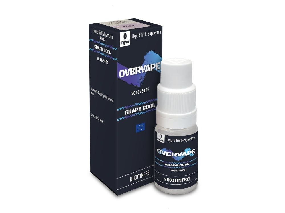 Overvape - Grape Cool - 10ml Fertigliquid (Nikotinsalz)
