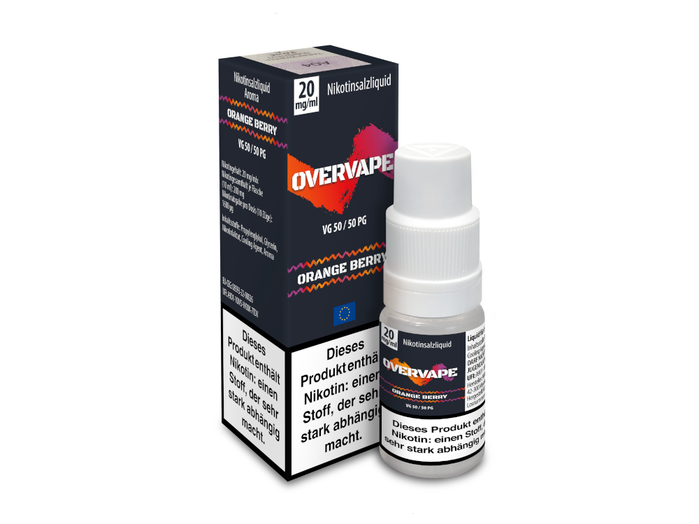 Overvape - Orange Berry - 10ml Fertigliquid (Nikotinsalz)