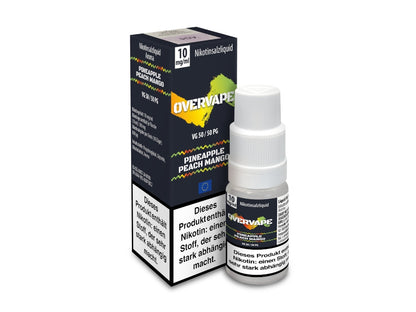 Overvape - Pineapple Peach Mango - 10ml Fertigliquid (Nikotinsalz)