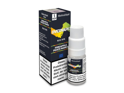 Overvape - Pineapple Peach Mango - 10ml Fertigliquid (Nikotinsalz)