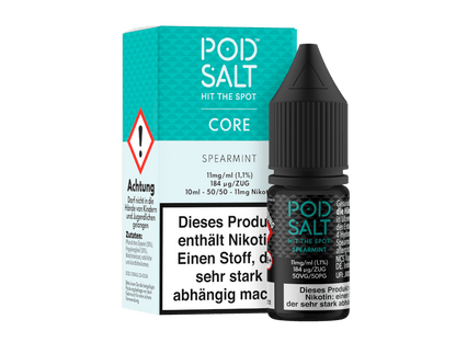 Pod Salt Core - Spearmint - 10ml Fertigliquid (Nikotinsalz) - Spearmint 1er Packung 11 mg/ml - Vapes4you